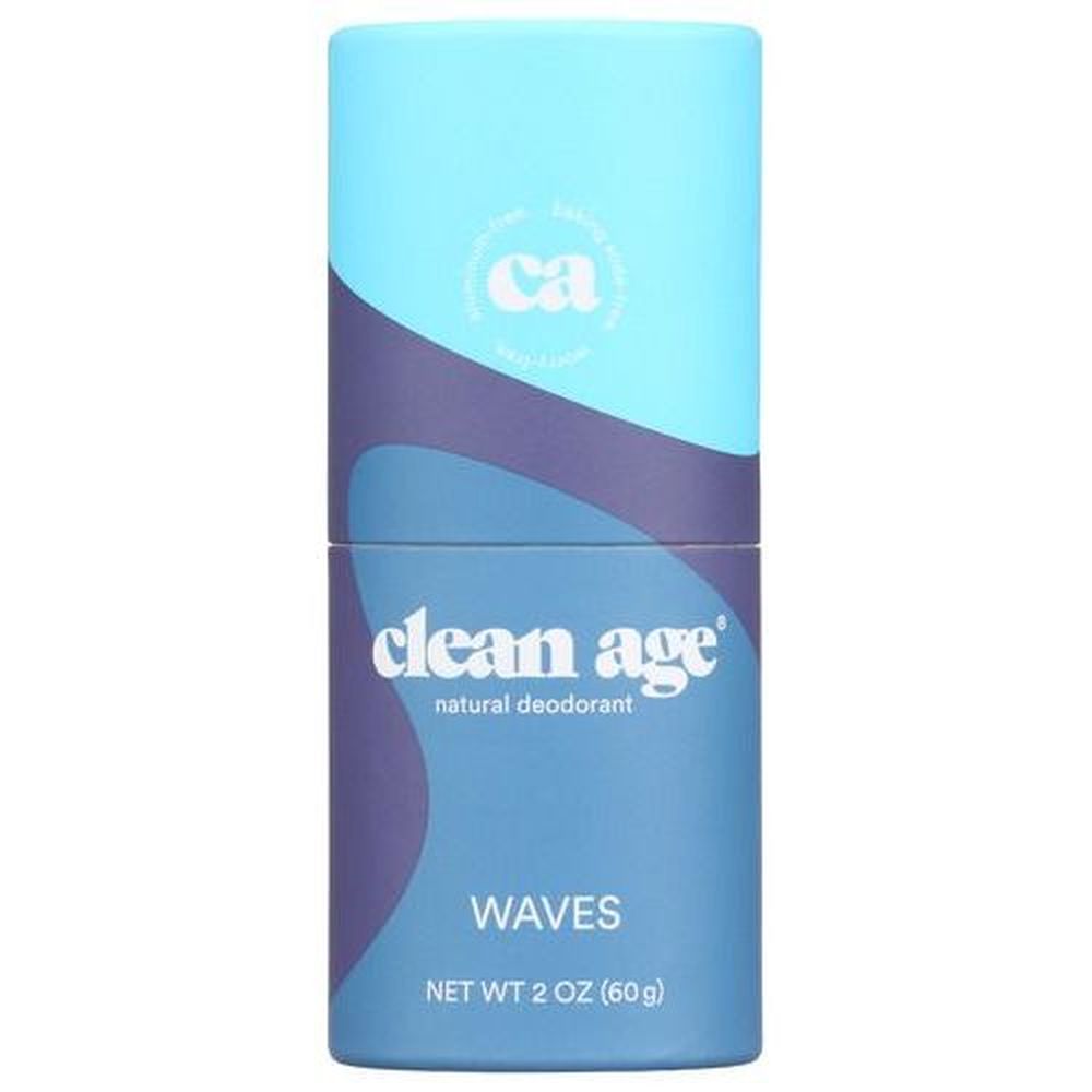 Clean Age Natural Waves Deodorant, 2 Ounce