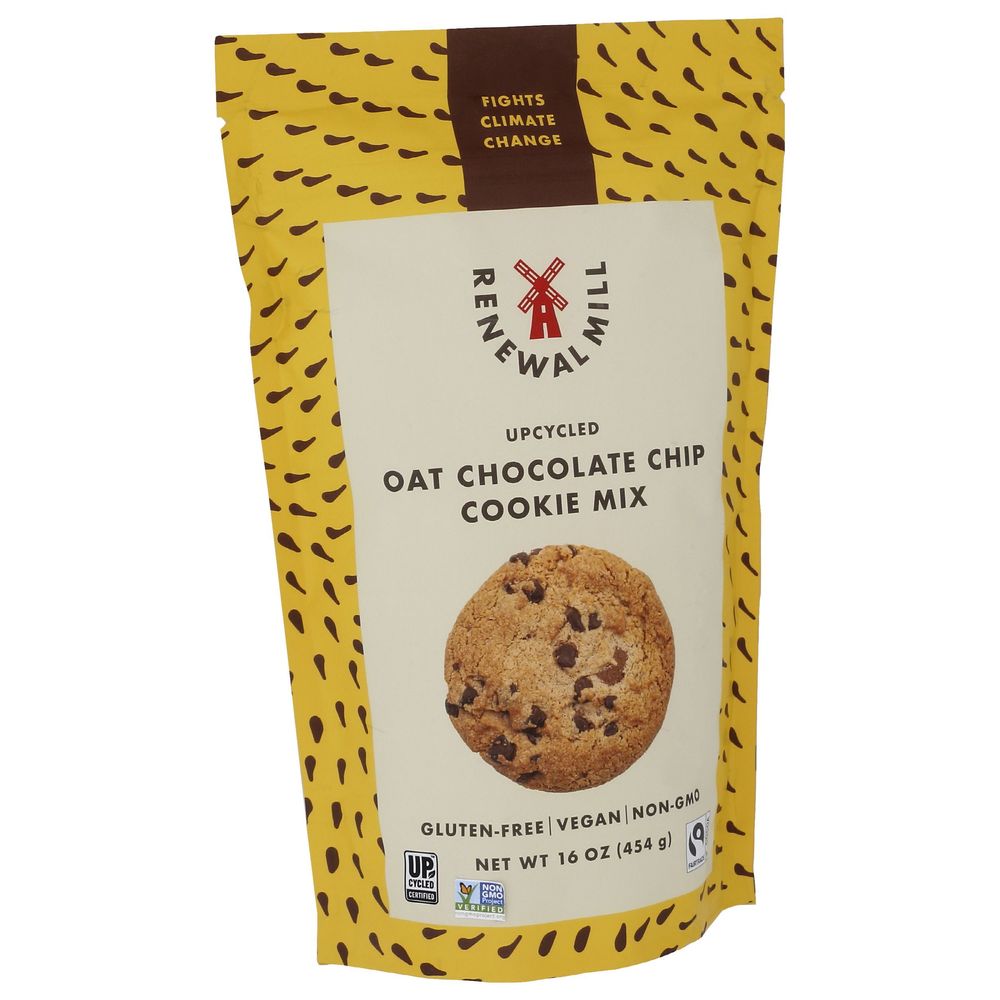 Renewal Mill Upcycled Oat Chocolate Chip Cookie Mix, 16 Ounce -- 6 Per Case
