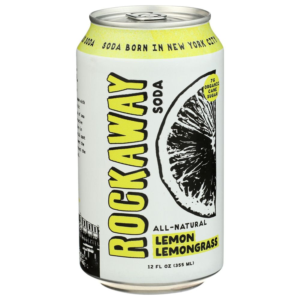 Rockaway Lemon-lemongrass Soda, 12 Fluid Ounce -- 12 Per Case