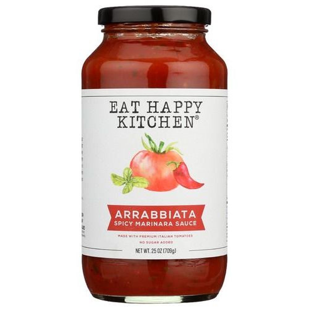 Eat Happy Kitchen Spicy Arrabbiata Sauce, 25 Ounce -- 6 Per Case