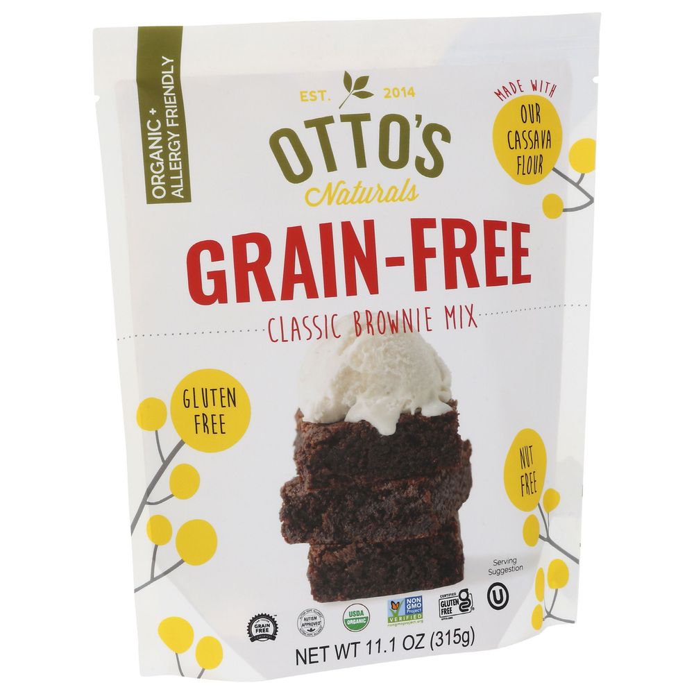 Otto's Organic Naturals Classic Brownie Mix, 11 Ounce -- 6 Per Case