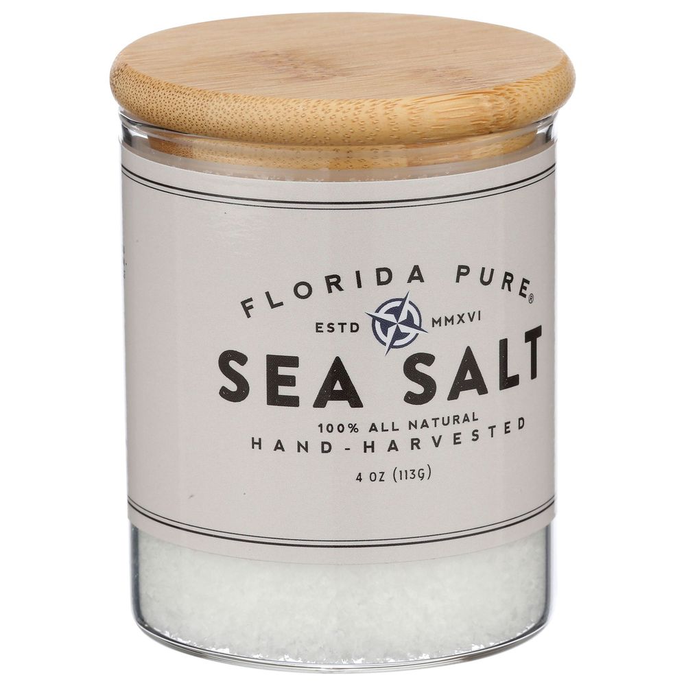 Florida Pure Sea Salt, 4 Ounce -- 6 Per Case