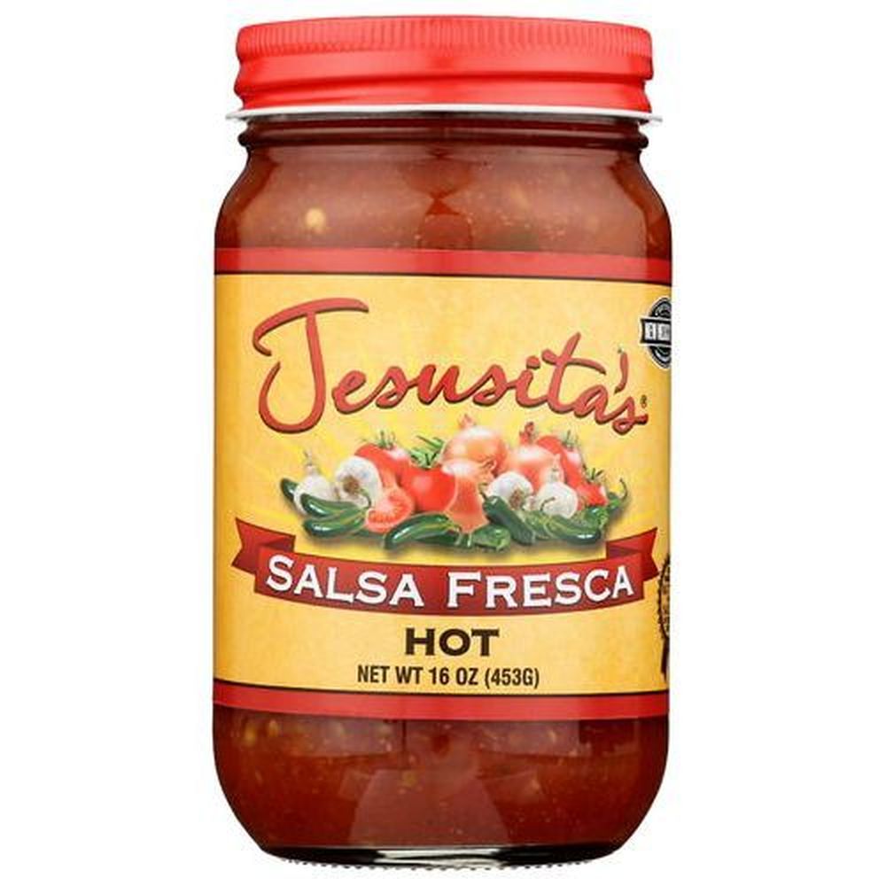 Jesusitas Hot Salsa Fresca, 16 Ounce -- 12 Per Case