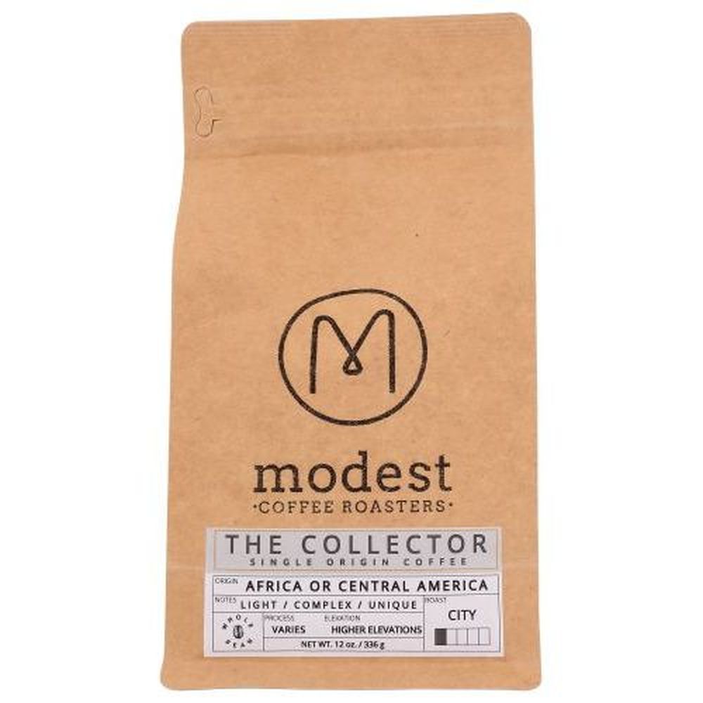Modest Coffee Roasters The Collector Single Origin Coffee, 12 Ounce ...