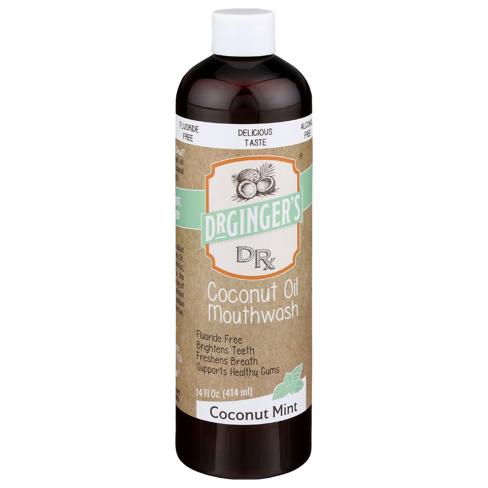 Dr. Ginger's Coconut Oil Mouthwash, 14 Fluid Ounce