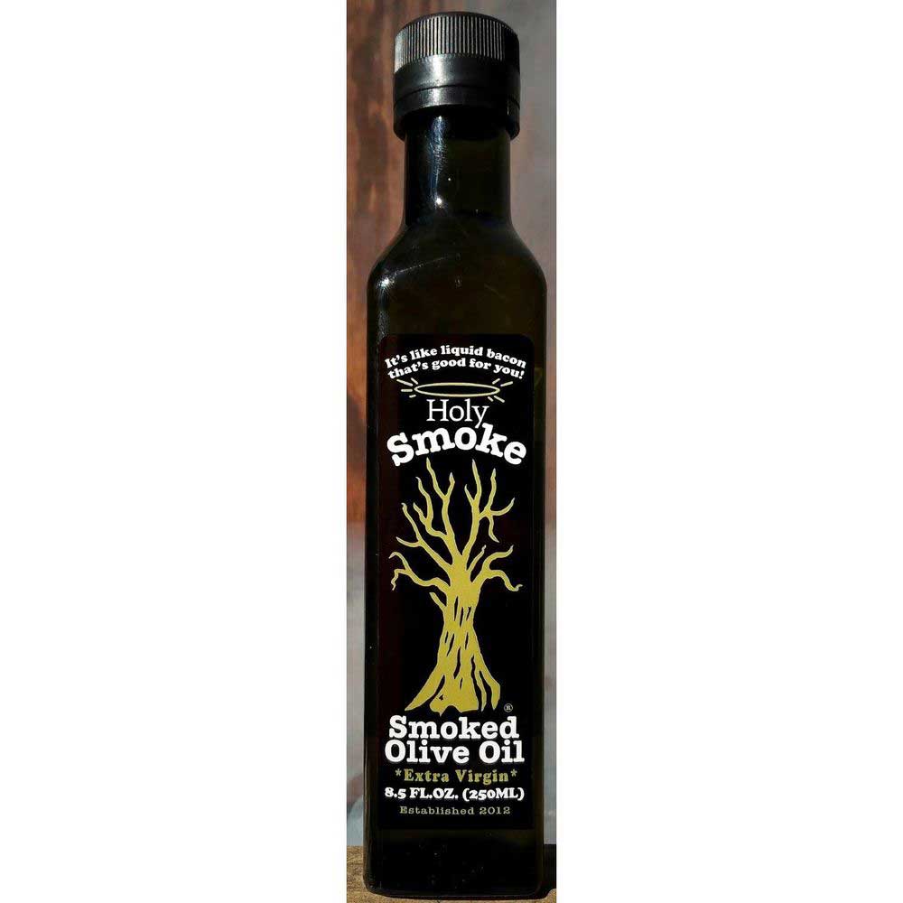 Holy Smoke Smoked Extra Virgin Olive Oil, 8.5 Fluid Ounce -- 6 Per Case