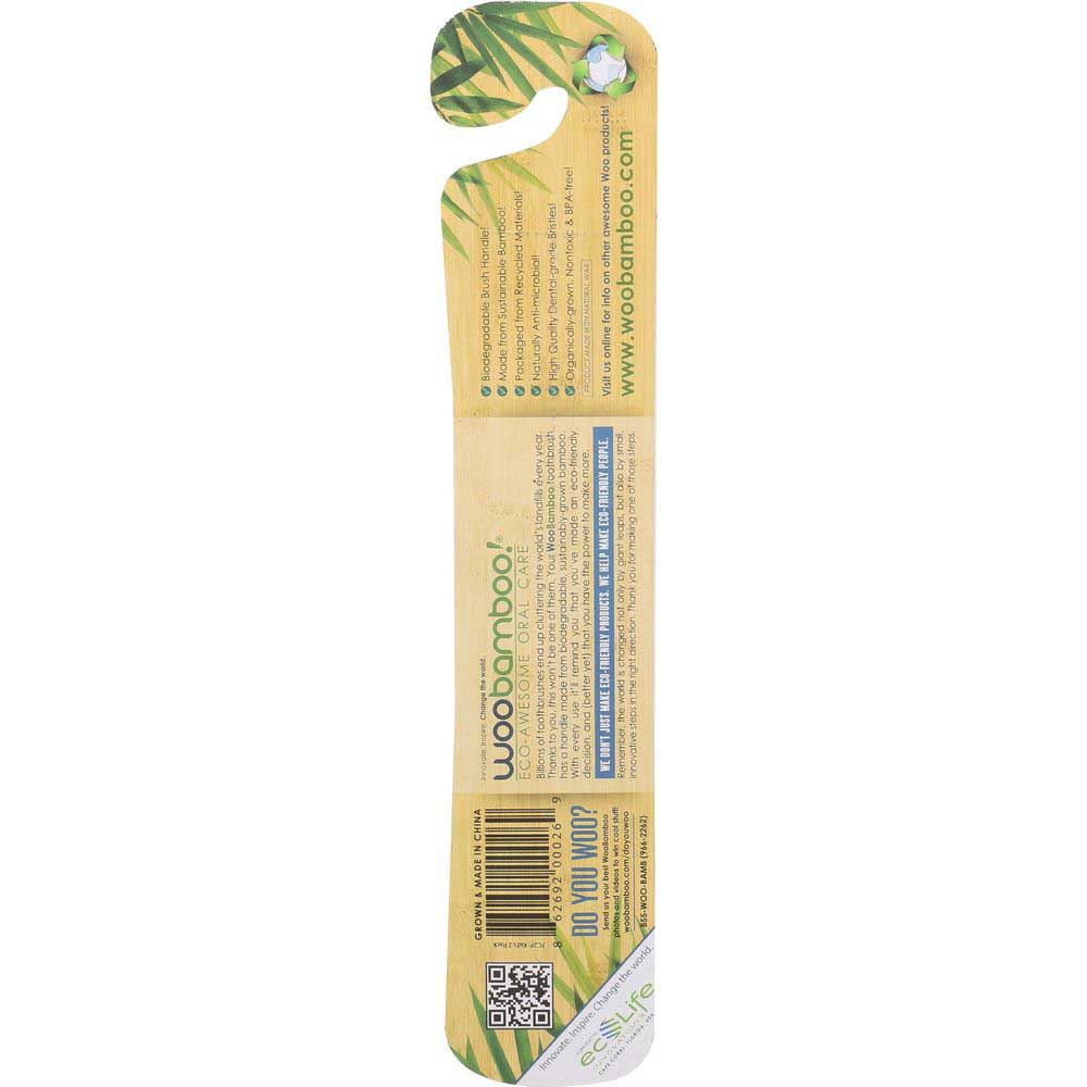 Woobamboo Kids Sprout Super Soft Bamboo Toothbrush, 2 Count -- 6 Per Case