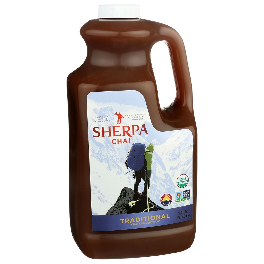 Sherpa Chai Traditional Chai Tea Concentrate, 64 Ounce -- 6 Per Case