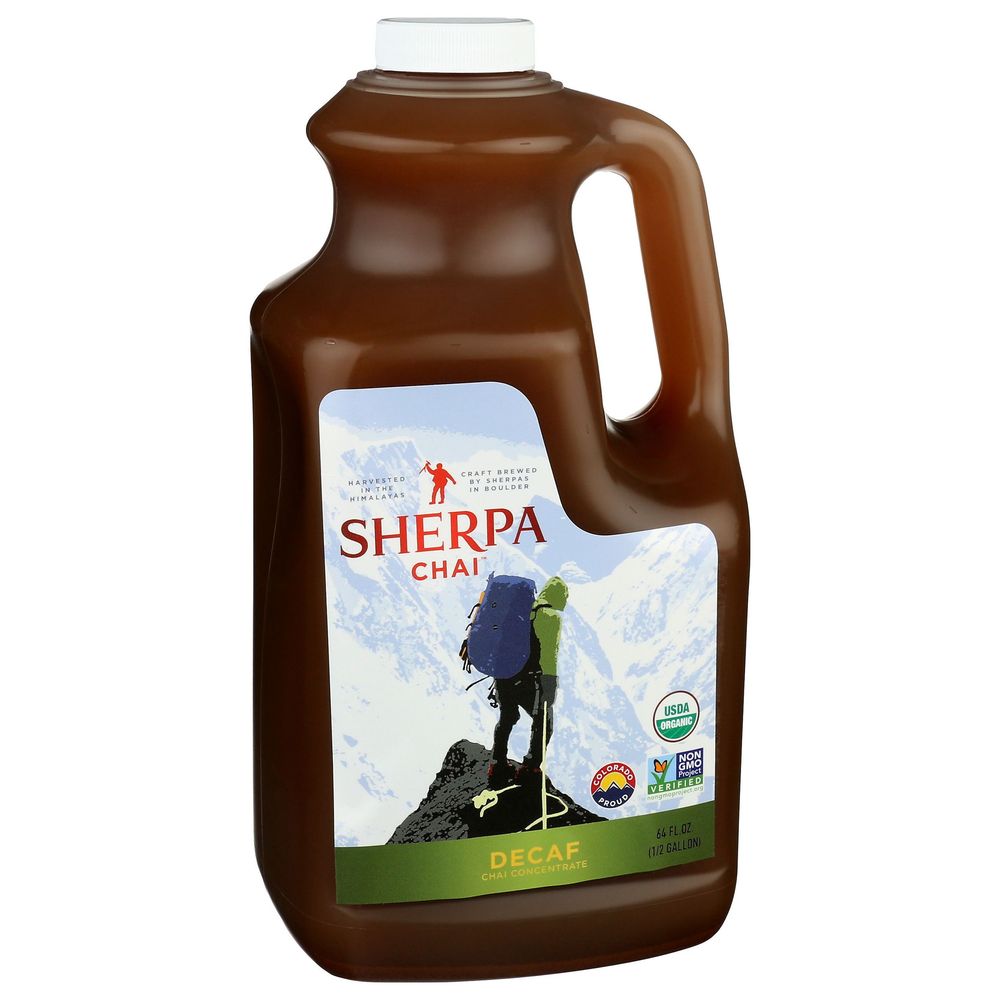 Sherpa Chai Decaf Chai Tea Concentrate, 64 Ounce -- 6 Per Case