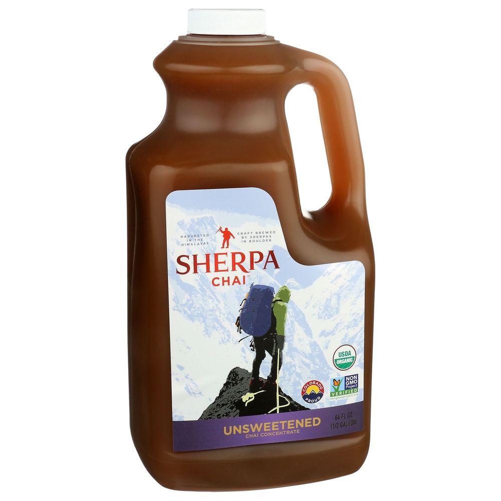 Sherpa Chai Unsweetened Chai Tea Concentrate, 64 Ounce -- 6 Per Case
