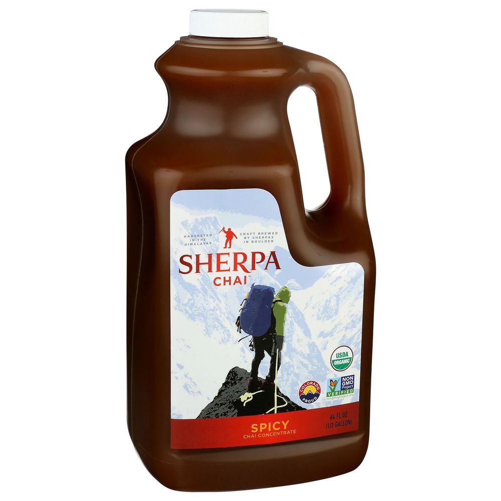 Sherpa Chai Spicy Chai Tea Concentrate, 64 Ounce -- 6 Per Case