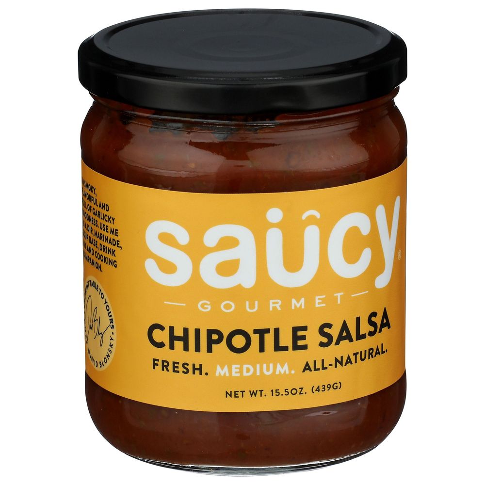 Saucy Gourmet Medium Chipotle Salsa, 15.5 Ounce -- 6 Per Case