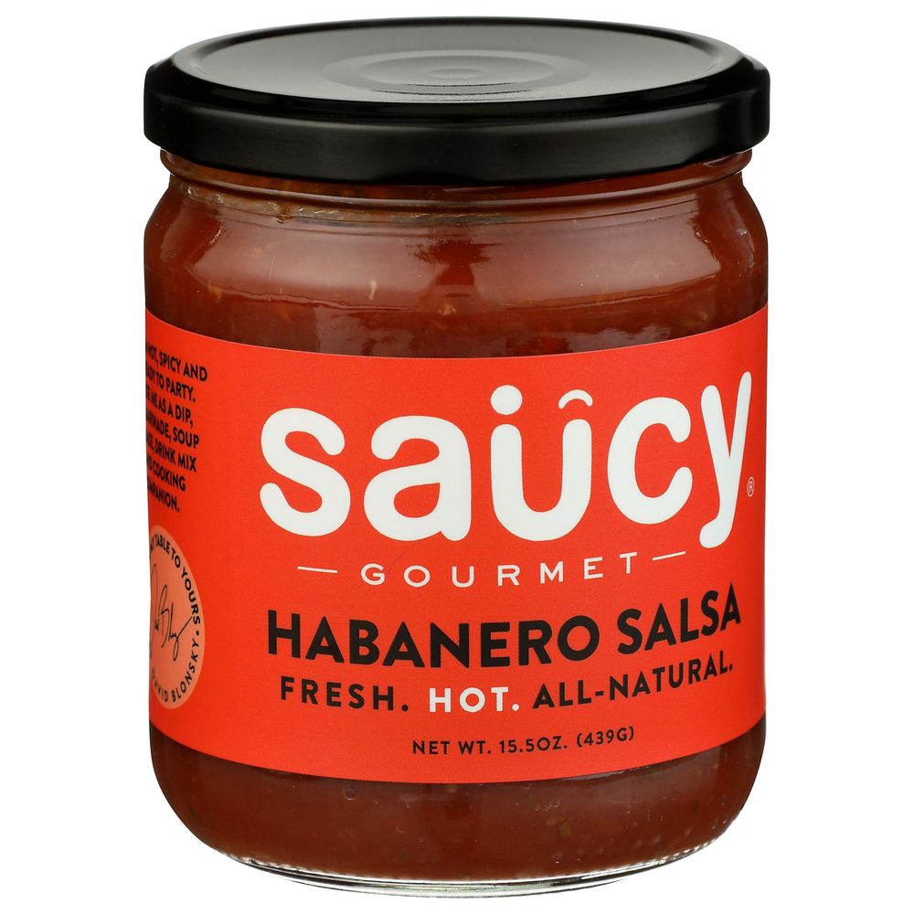 Saucy Gourmet Hot Habanero Salsa, 15.5 Ounce -- 6 Per Case