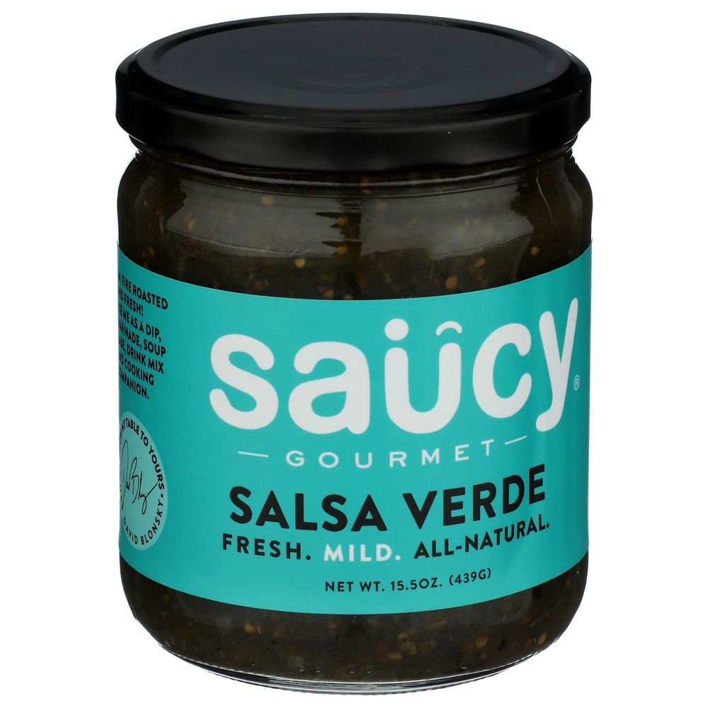 Saucy Gourmet Mild Salsa Verde, 15.5 Ounce -- 6 Per Case