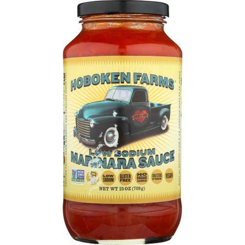 Hoboken Farms Low Sodium Marinara Sauce, 25 Ounce -- 6 Per Case