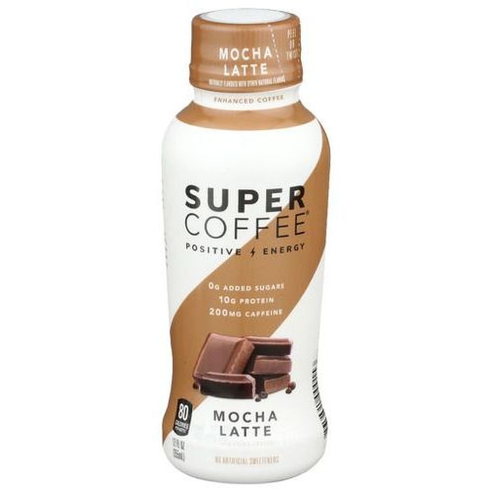 Super Coffee Mocha Latte Iced Coffee, 12 Fluid Ounce -- 12 Per Case