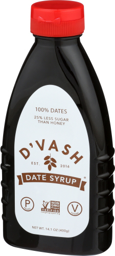 D'vash Organics Date Nectar Squeeze Bottle, 14.1 Ounce -- 12 Per Case