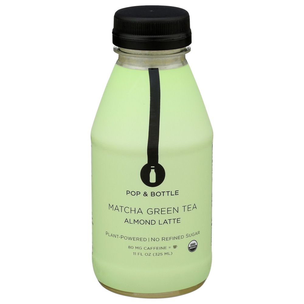 Pop And Bottle Mocha Almond Latte, 11 Fluid Ounce -- 6 Per Case