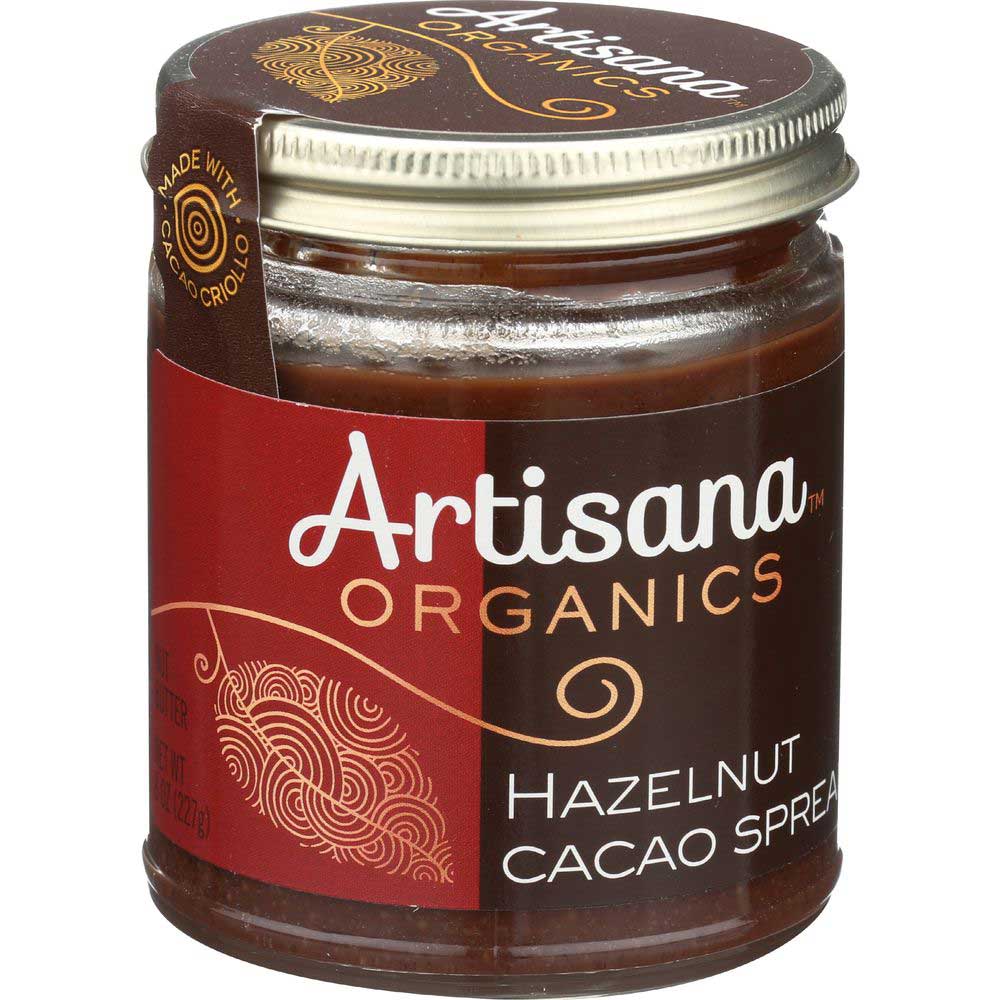 Artisana Organic Hazelnut Cacao Spread, 8 Ounce -- 6 Per Case
