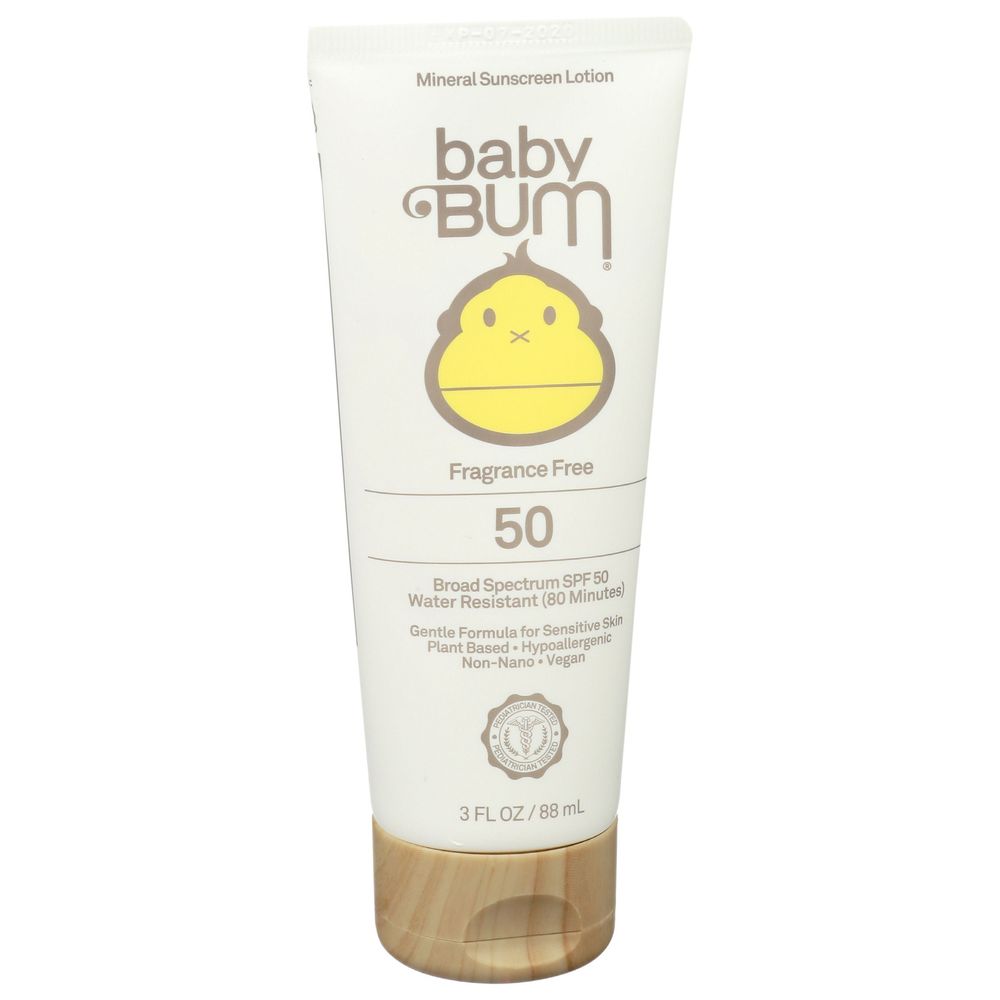 Baby Bum Spf 50 Sunscreen Lotion, 3 Ounce