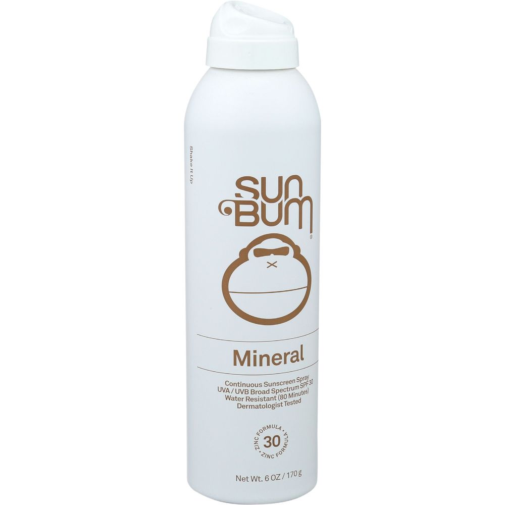 Sun Bum Mineral Spf 30 Sunscreen Spray, 6 Ounce