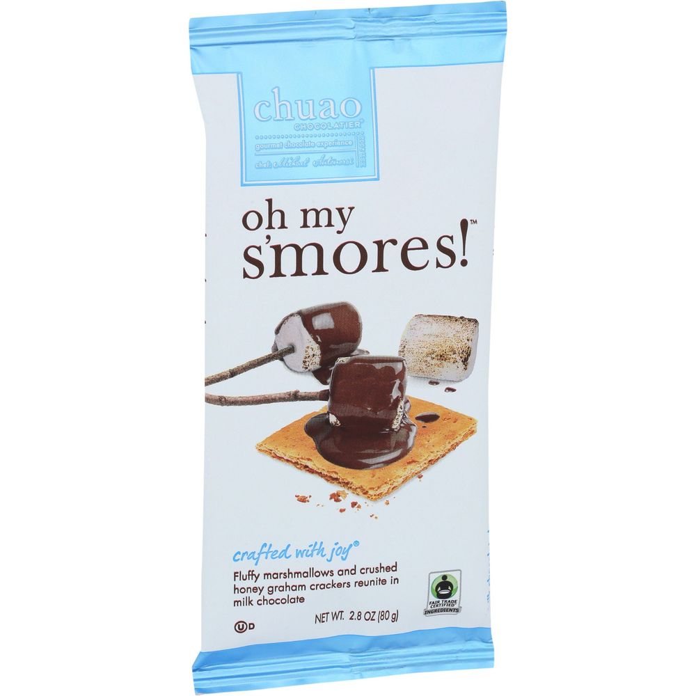 Chuao Chocolatier Oh My Smores Chocolate Bar, 2.8 Ounce -- 10 Per Case