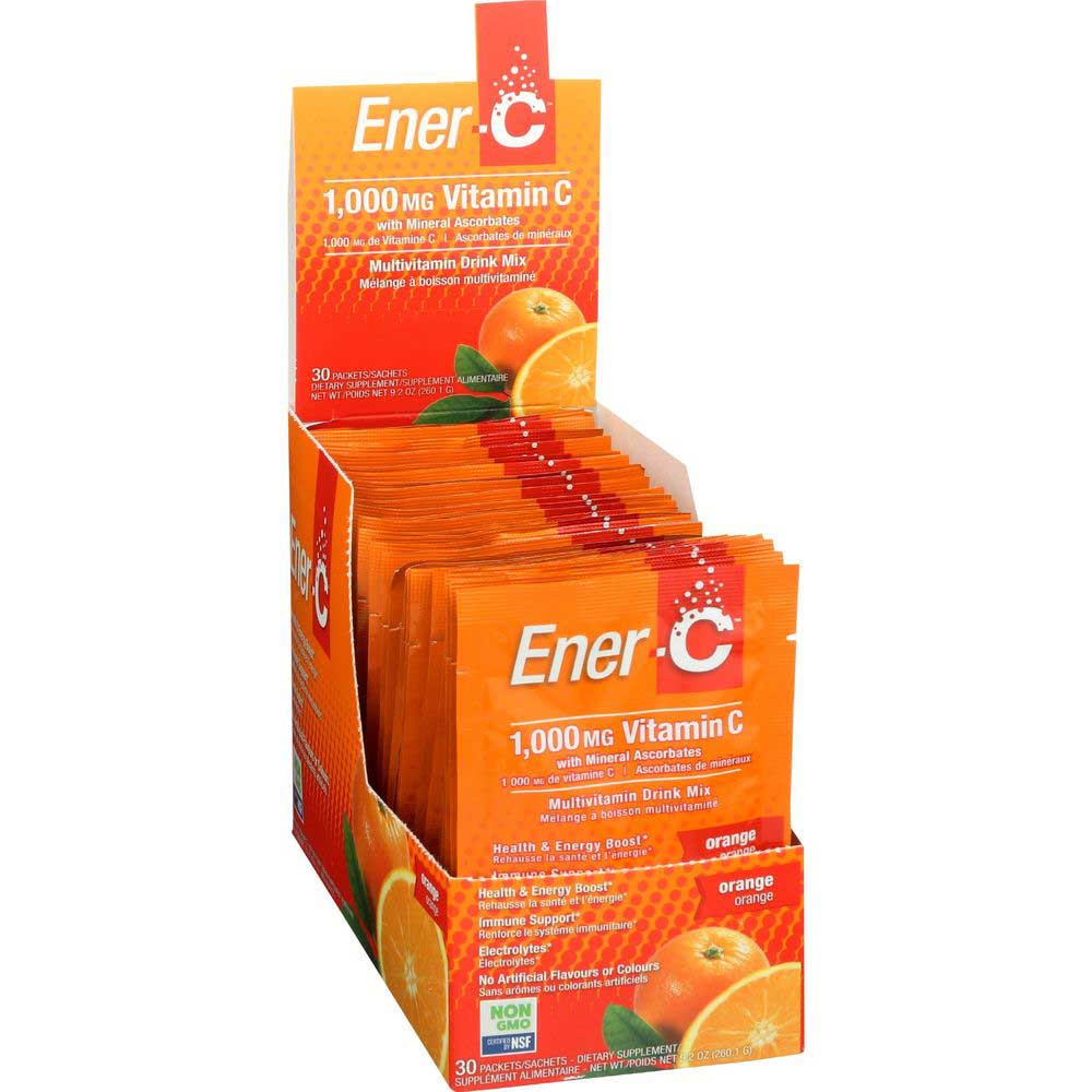 Ener-c 1000mg Vitamin C Orange Multivitamin Drink Mix, 30 Count
