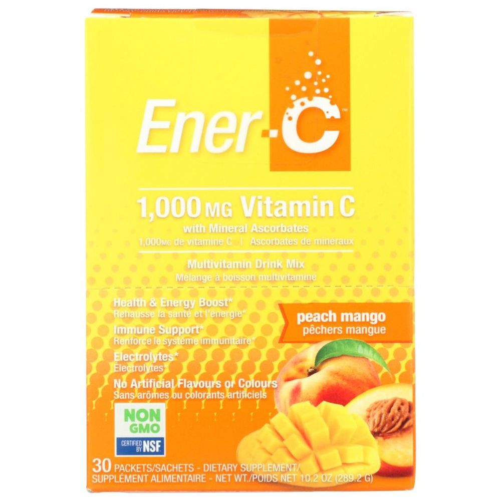 Ener-c Peach Mango Multivitamin Drink Mix, 30 Count
