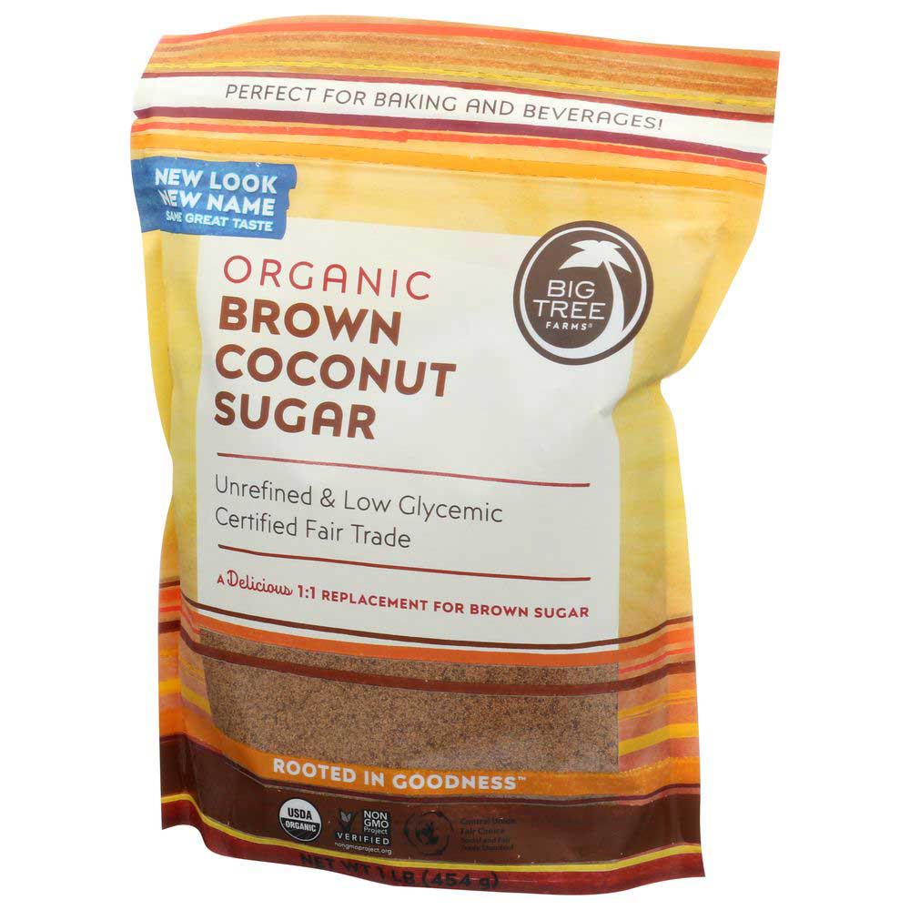 Big Tree Farms Organic Brown Coconut Sugar, 16 Ounce -- 6 Per Case