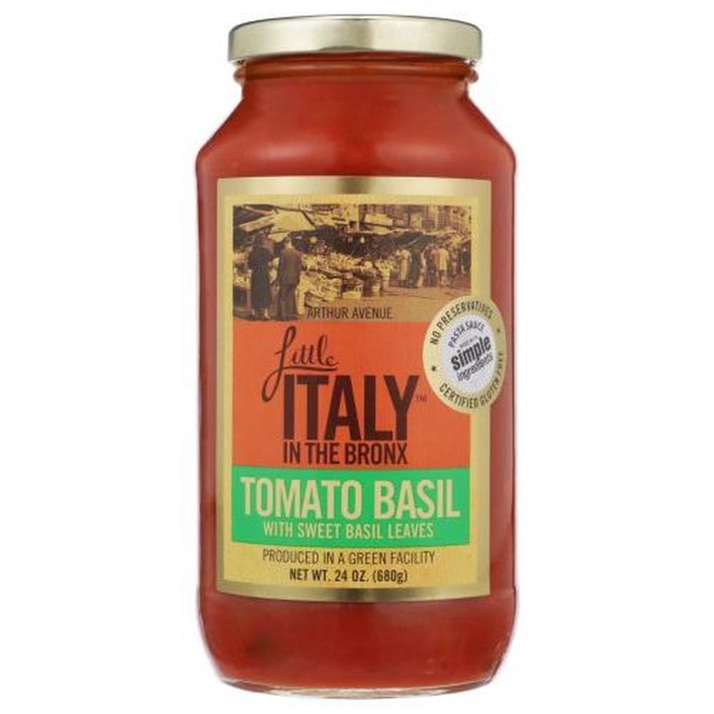 Little Italy In The Bronx Tomato Basil Sauce, 24 Ounce -- 6 Per Case