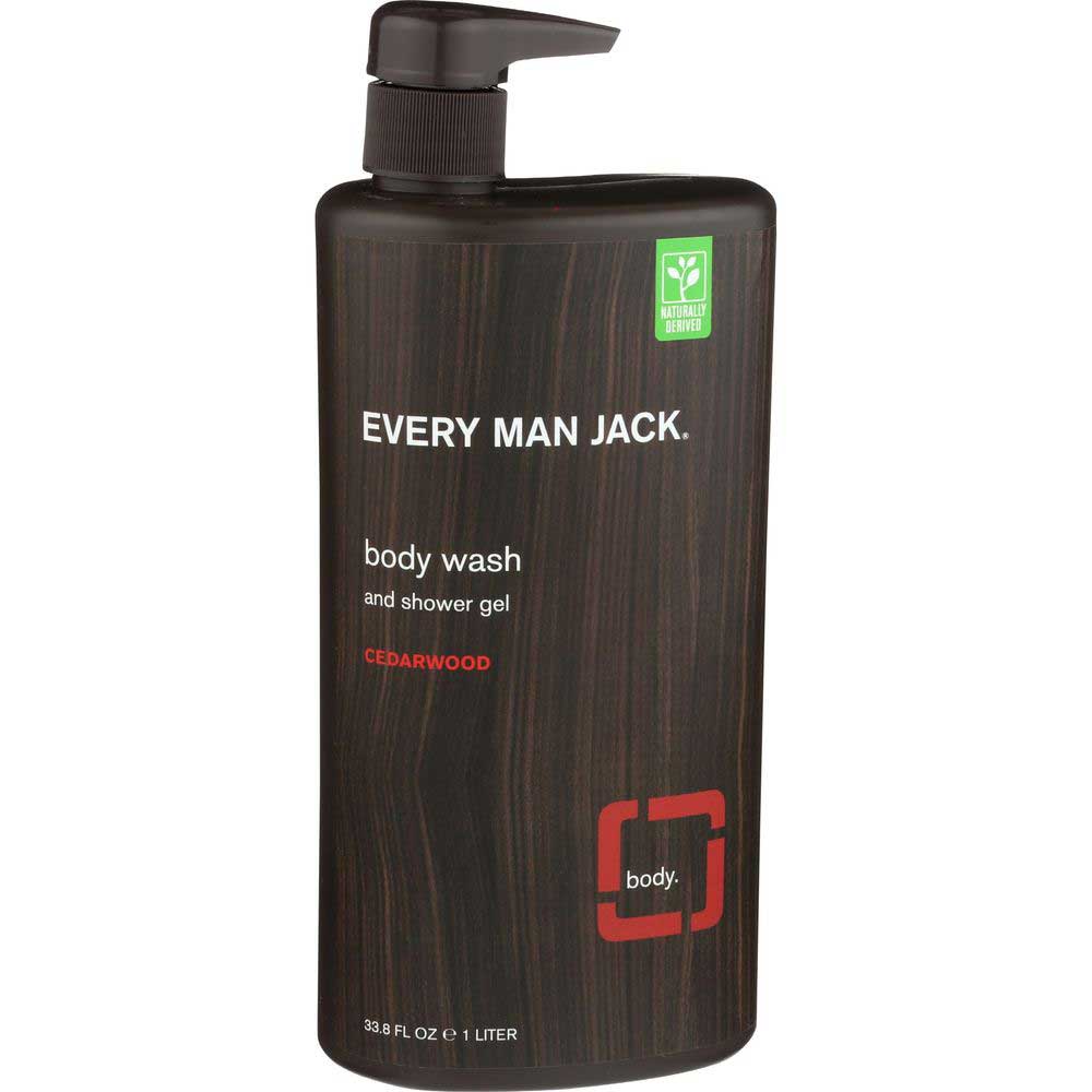 Every Man Jack Cedarwood Body Wash, 33.8 Fluid Ounce