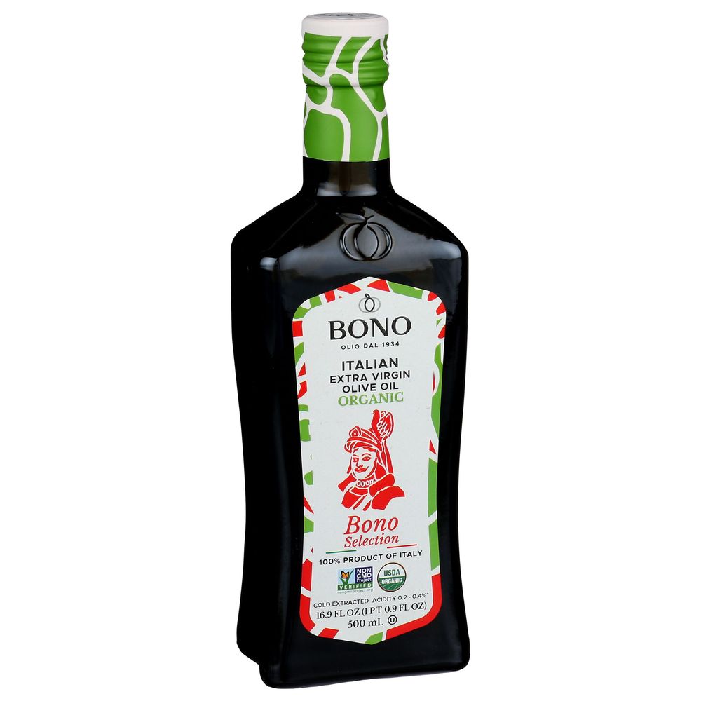 Bono 100 Percent Organic Extra Virgin Olive Oil, 16.9 Fluid Ounce
