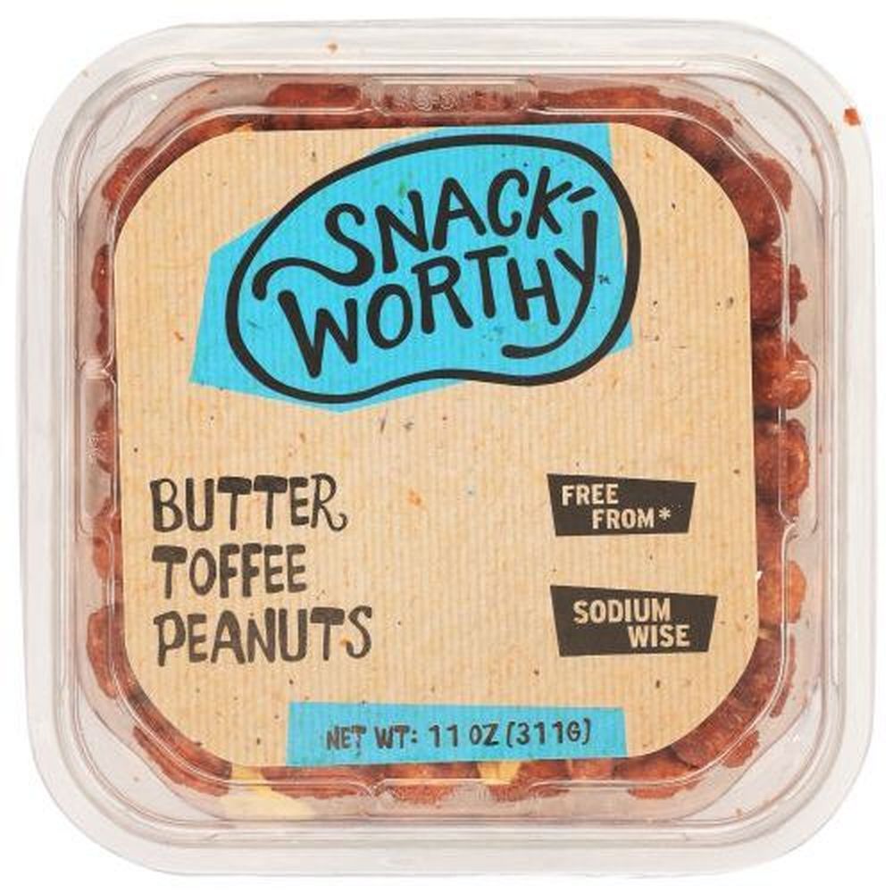 Snackworthy Butter Toffee Peanuts, 11 Ounce -- 12 Per Case