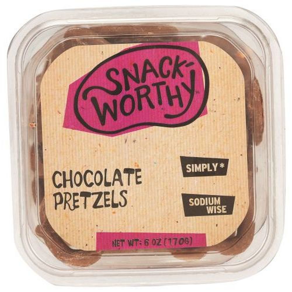 Snackworthy Chocolate Pretzels, 6 Ounce -- 12 Per Case