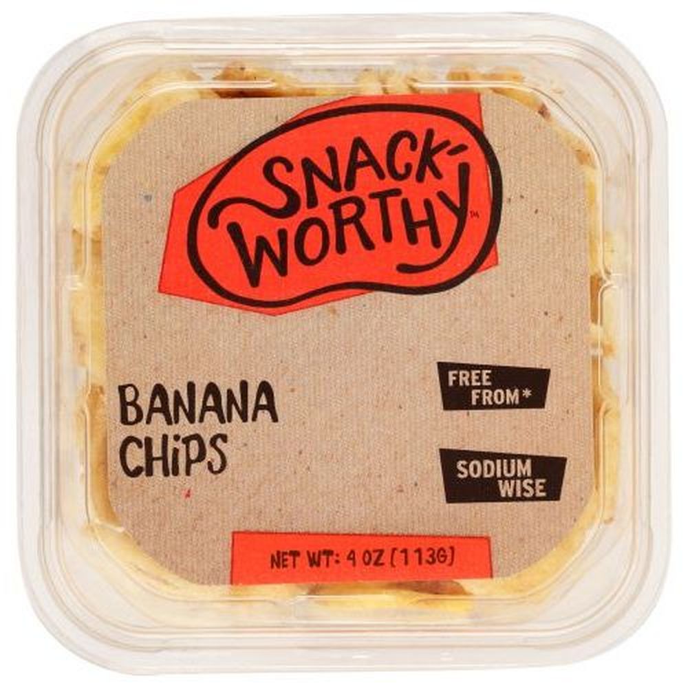 Snackworthy Banana Chips, 4 Ounce -- 12 Per Case