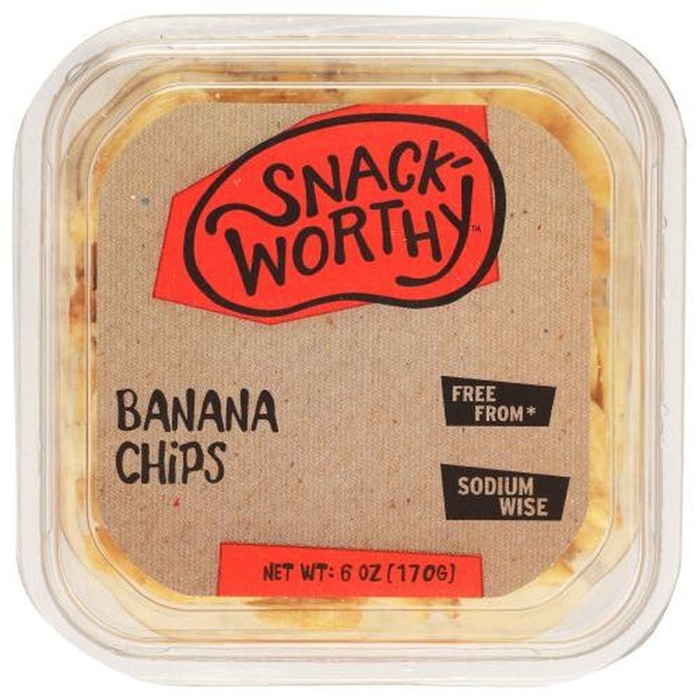 Snackworthy Banana Chips, 6 Ounce -- 12 Per Case