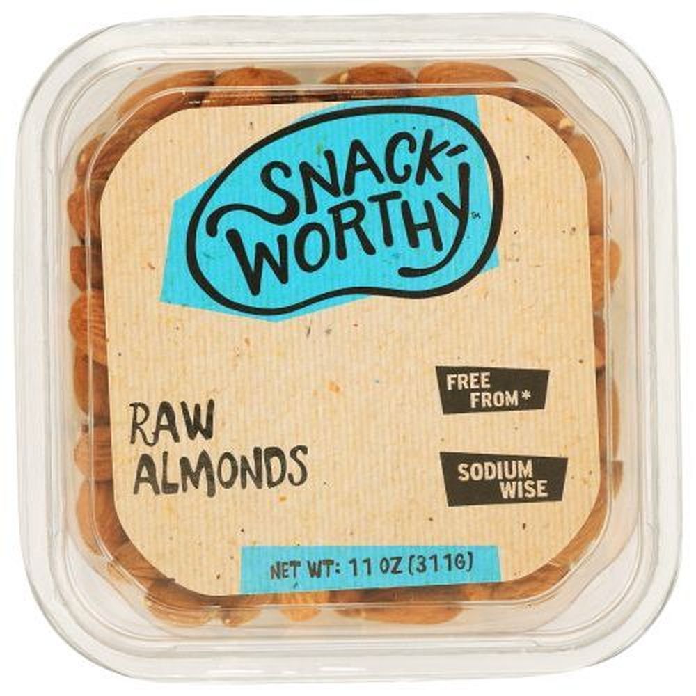 Lehi Valley Snackworthy Raw Almonds, 11 Ounce -- 12 Per Case