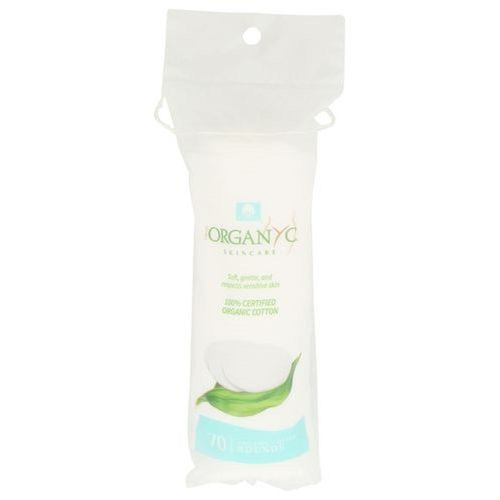 Organyc Cotton Round, 70 Count