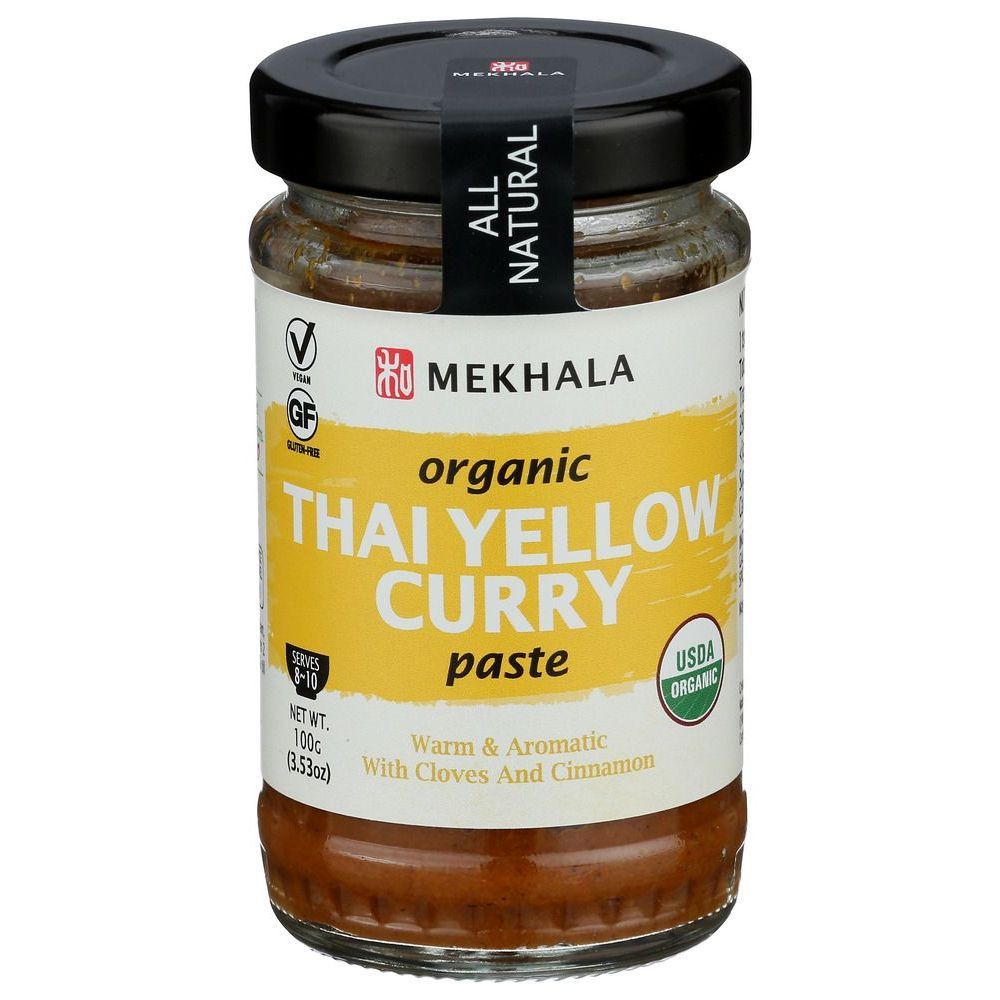 Mekhala Organic Thai Yellow Curry Paste, 3.53 Ounce -- 6 Per Case