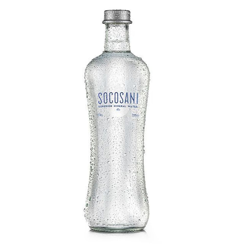 Socosani Still Mineral Water, 750 Ml Glass Bottle -- 12 Per Case