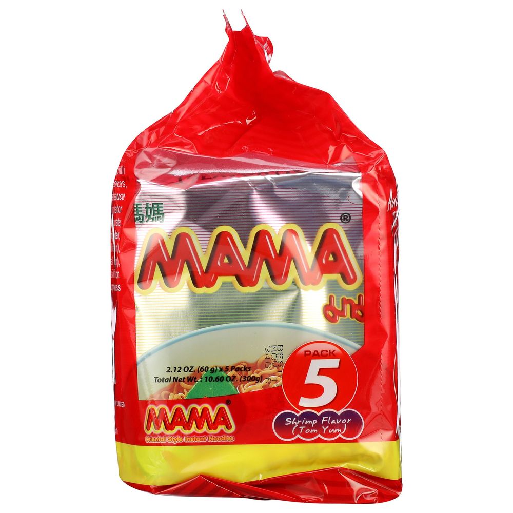 Mama Shrimp Flavor Tom Yum Oriental Style Instant Noodles, 10.58