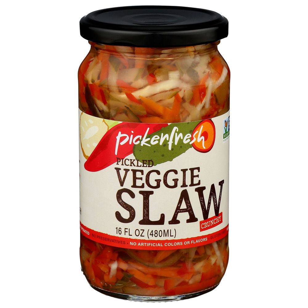 Pickerfresh Pickled Veggie Slaw, 16 Ounce -- 6 Per Case