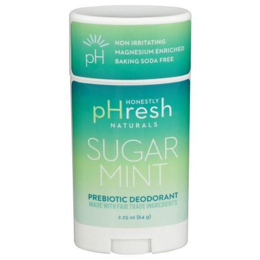 Honestly Phresh Sugar Mint Deodorant Stick, 2.25 Ounce -- 3 Per Case