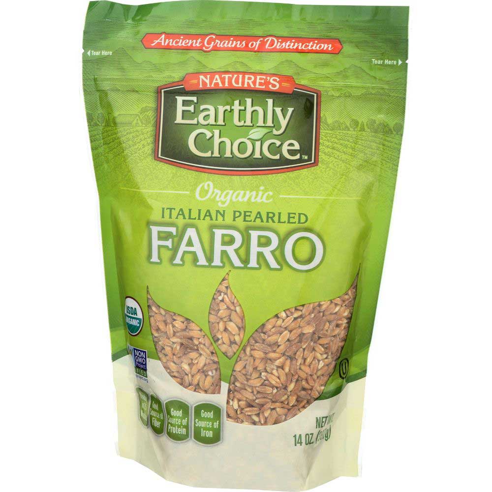 Nature's Earthly Choice Organic Italian Pearled Farro, 14 Ounce -- 6 Per Case