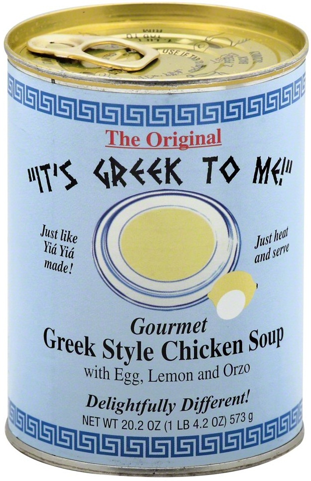 It's Greek To Me Greek Style Chicken Soup, 20.2 Ounce -- 12 Per Case