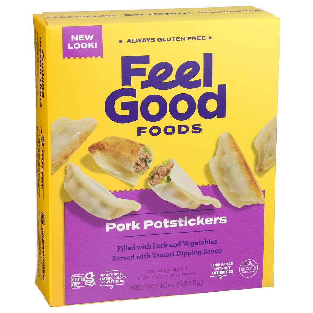Feel Good Foods Pork Potstickers, 10 Ounce -- 9 Per Case