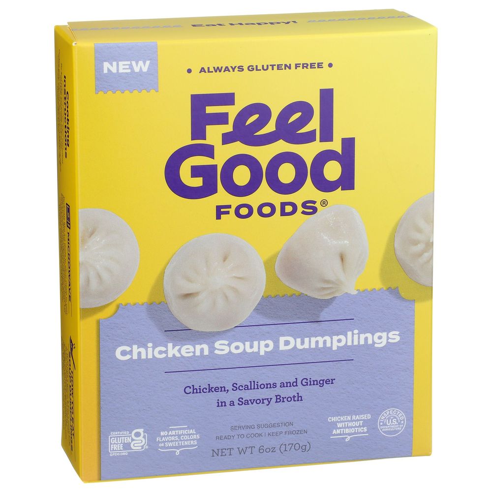 Feel Good Foods Chicken Soup Dumplings, 6 Ounce -- 9 Per Case