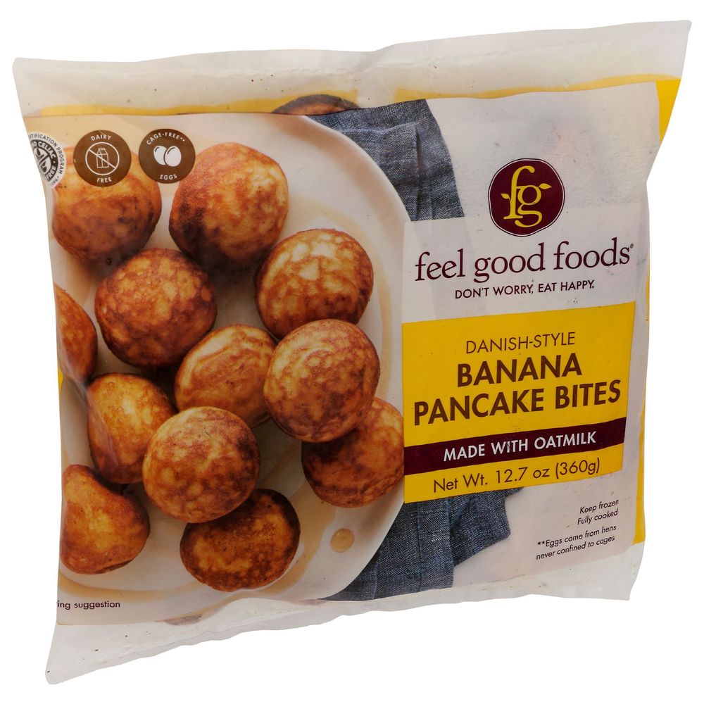 Feel Good Foods Banana Pancake Bites, 12.7 Ounce -- 8 Per Case