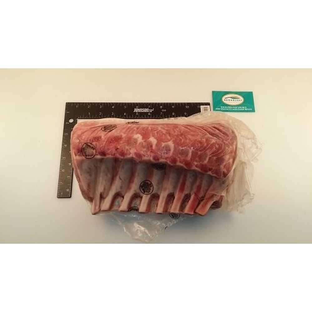 Heritage Frenched Raw Kurobuta Pork 8 Bone Rack Cap On, 7 Pound - 5 per ...