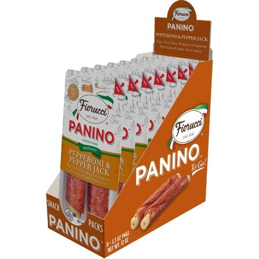 Fiorucci Pepperoni and Pepper Jack Cheese Panino, 1.5 Ounce -- 16